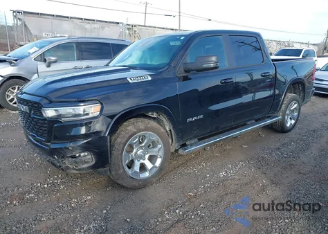 2025 Ram 1500 Big Horn 4X4 5'7 Box из США, поврежденный, VIN 1C6SRFFP7SN539461